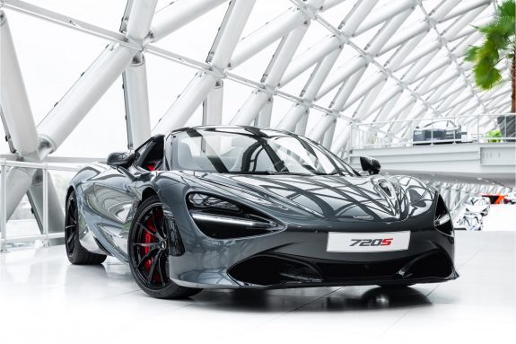 McLaren 720S Spider 4.0 V8 Luxury | CF int. 2 | Leather | Apex Red Accents | – Foto